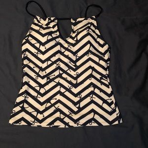 Bikini top with anchors